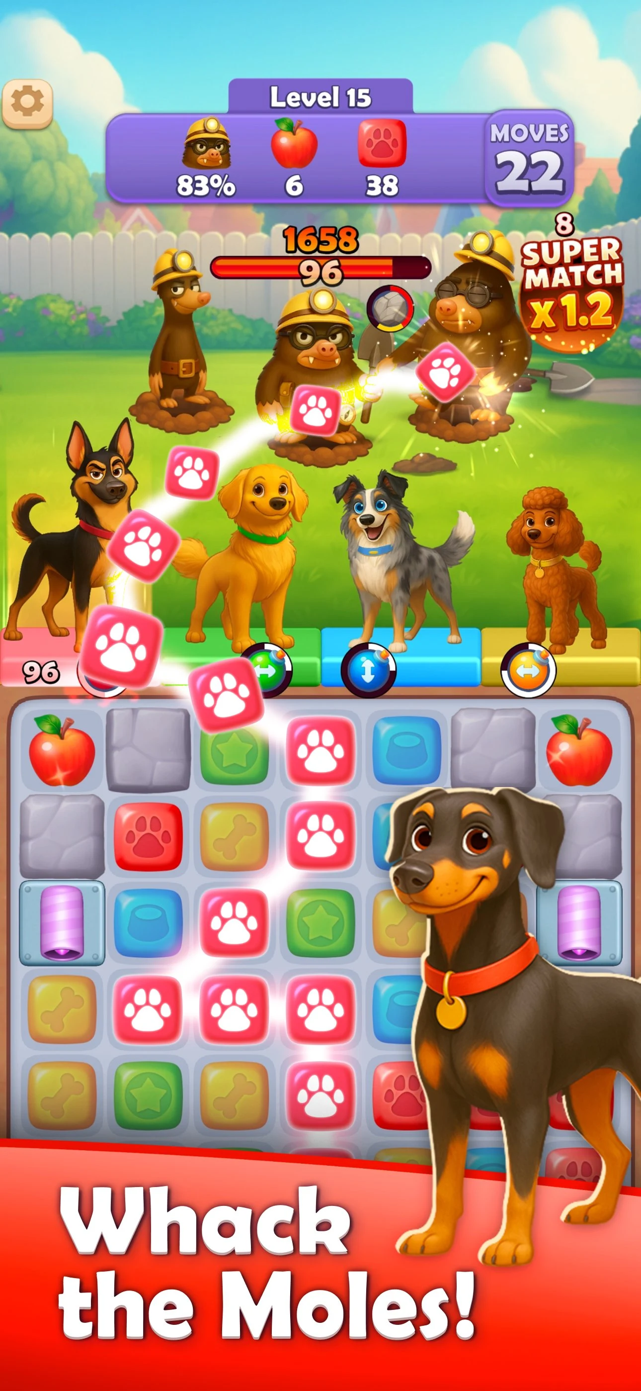 Pets vs Moles screenshot