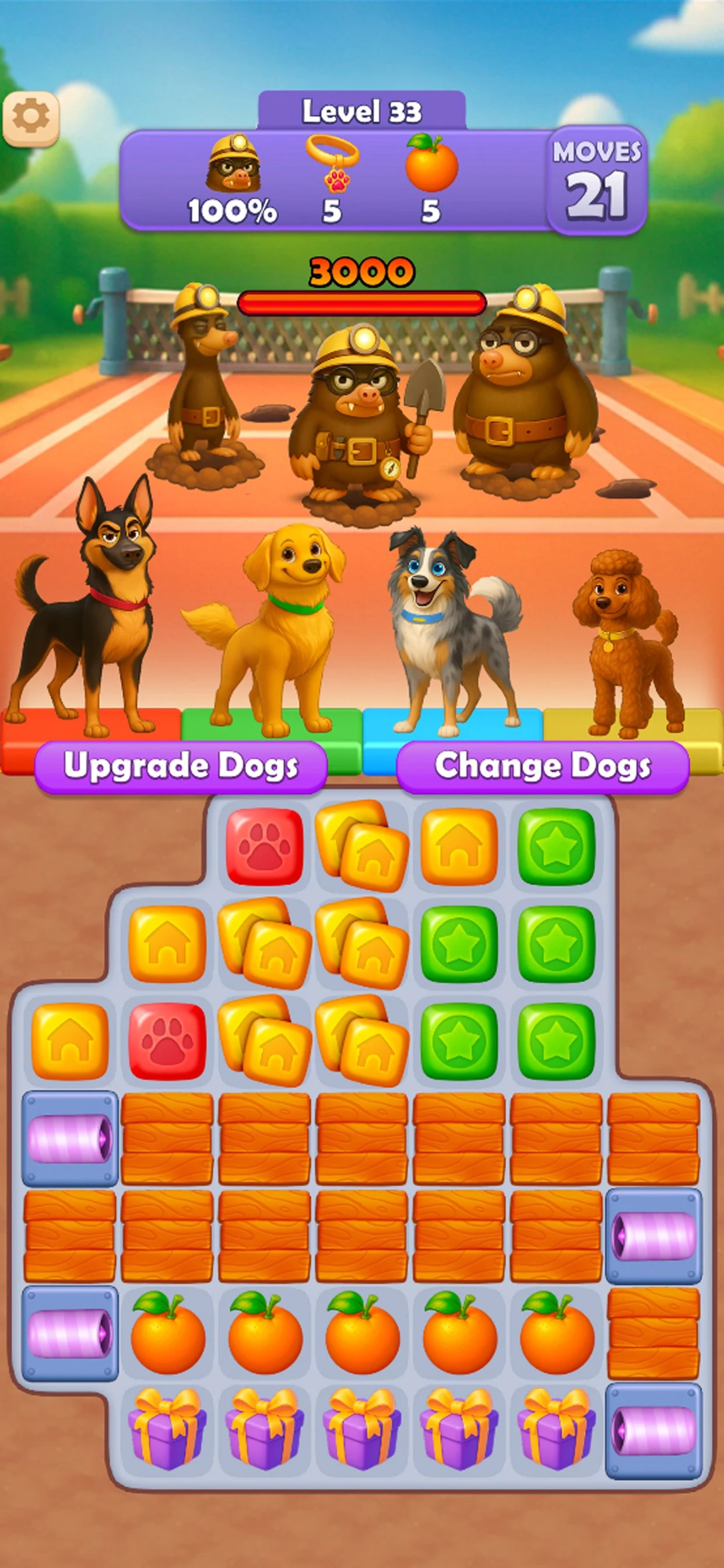 Pets vs Moles screenshot